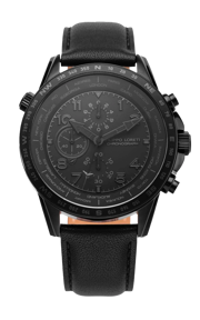 Oscura All Black 45mm Leather