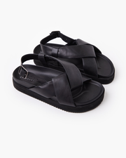 Mya Leather Sandal - Black *Pre Order*