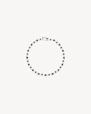 intertwined chain bracelet in metal