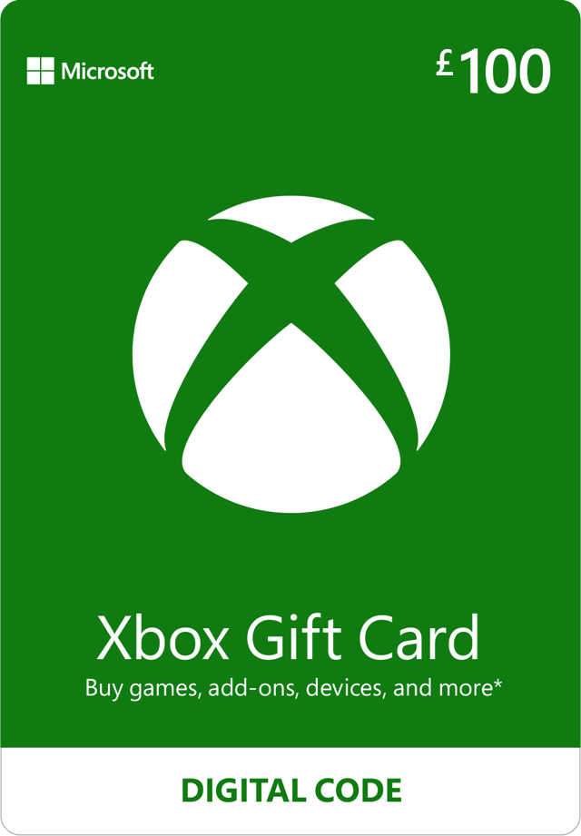 Xbox Gift Card 100 pounds