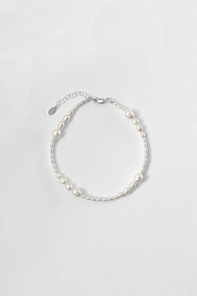 Avery Anklet - Pearl