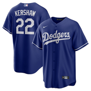 Men's Los Angeles Dodgers Clayton Kershaw Nike Royal Big & Tall Alternate Replica Player Jersey