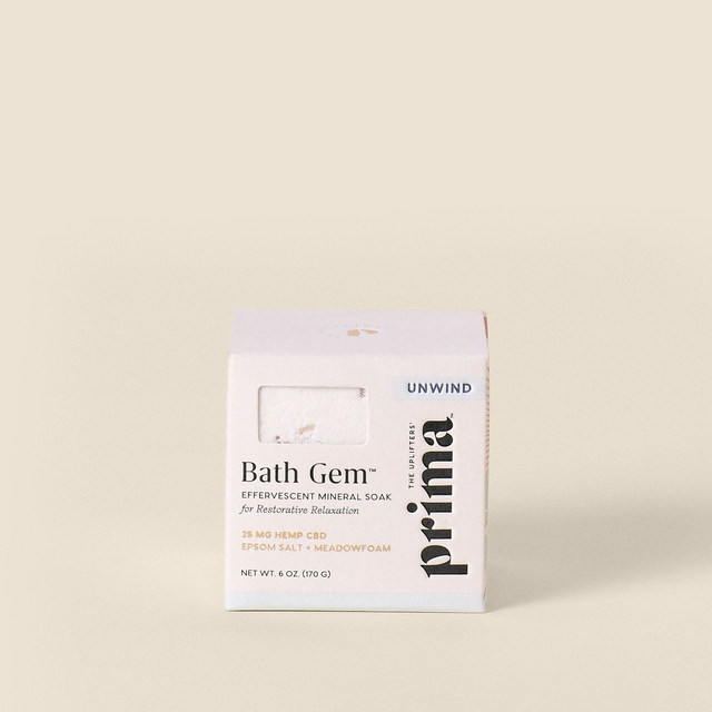 Unwind Bath Gem™ | Moisturizing Bath Soak with Epsom Salt & Magnesium