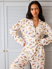 Disney Winnie The Pooh Pyjama Set in Ecru