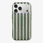 Abstract Stripe Sage MagSafe® Compatible iPhone Case