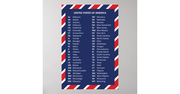 50 United States of America Poster
