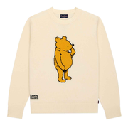 Men's Cashmere Winnie-the-Pooh Sweater White