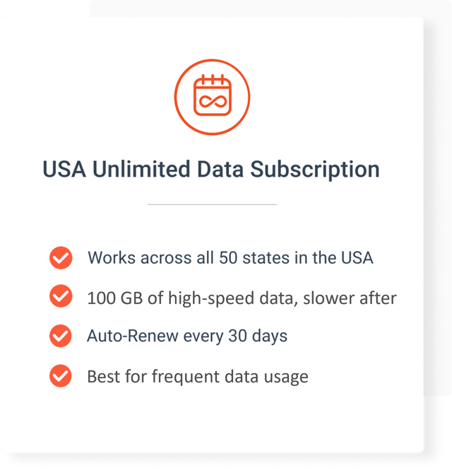 USA Unlimited Data Subscription