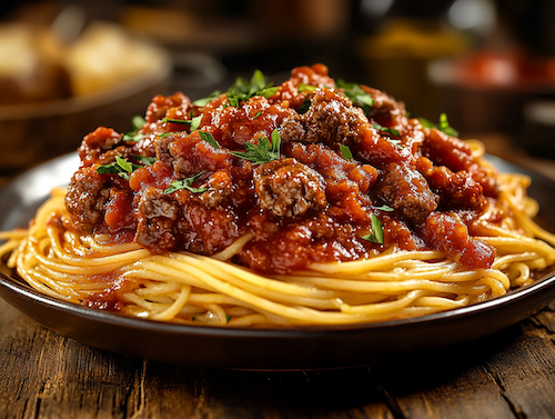 Old-Fashioned Juicy Spaghetti