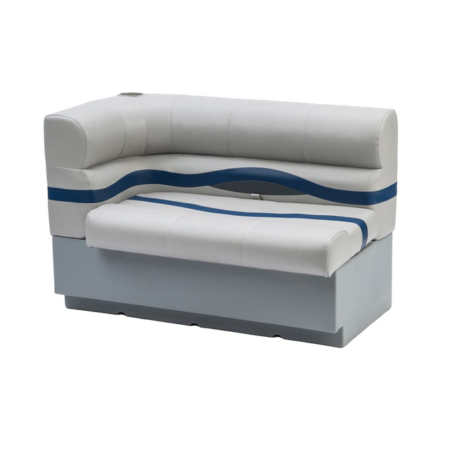 45" Right Premium Corner Bench Pontoon Seats