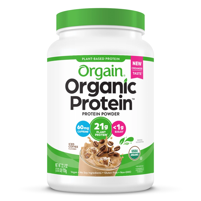 Organic Protein™ Plant Based Protein Powder - Iced Coffee