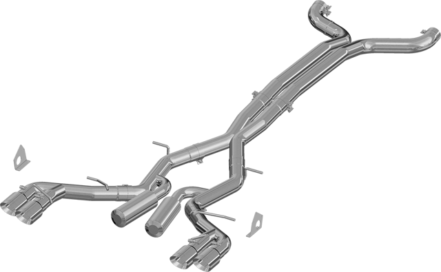 2016-2024 Camaro Cat-Back, Quad Rear Exit Exhaust, S7033AL