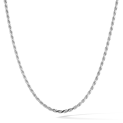 Rope Chain, Sterling Silver (2.3mm)