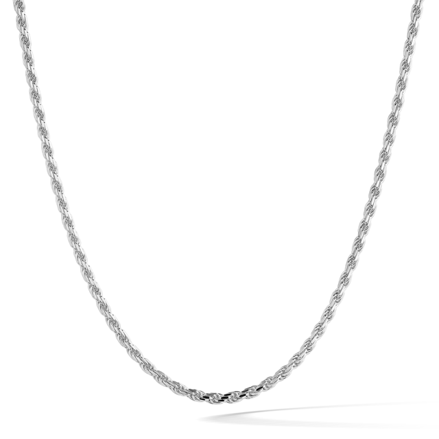 Rope Chain, Sterling Silver (2.3mm)
