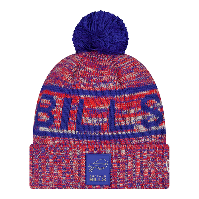 Buffalo Bills New Era 2025 Sideline Cold Weather Sport Knit Hat - Red