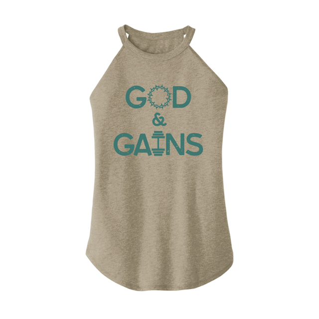 God and Gains Rocker Tank