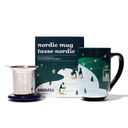 Skiing Penguin Colour Changing Nordic Mug