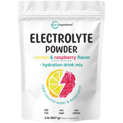 Micro Ingredients Electrolyte Hydration Drink Mix Powder, 2lb