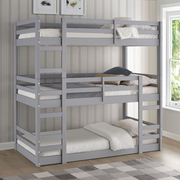 Grey Triple Bunk Bed