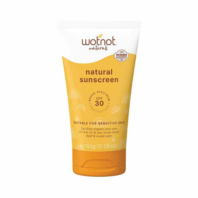 Wotnot Natural Sunscreen for Family SPF30 150g