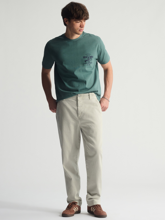 Men's Straight Leg Pants In Puritan Gray