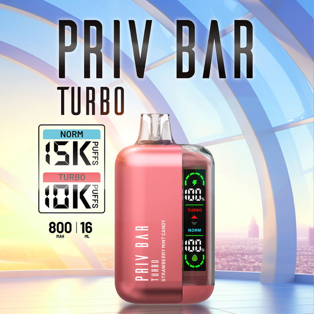 Priv Bar Turbo Disposable Vape Device 15000 Puffs