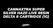 CannaXtra Super Silver Haze Live Resin Delta 8 Cartridge (1g)