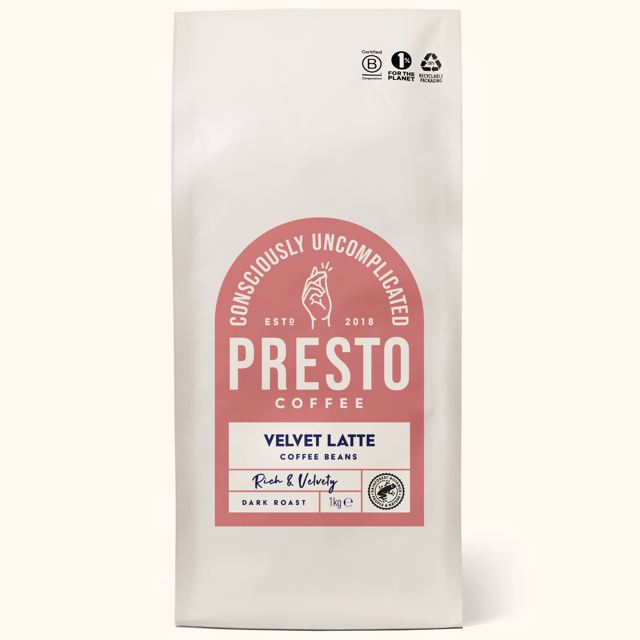 Velvet Latte Coffee Beans 1KG