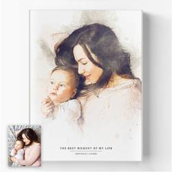 Watercolor Dream Custom Acrylic