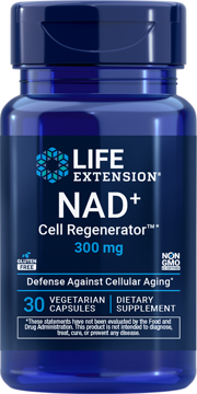NAD+ Cell Regenerator™, 300 mg, 30 vegetarian capsules