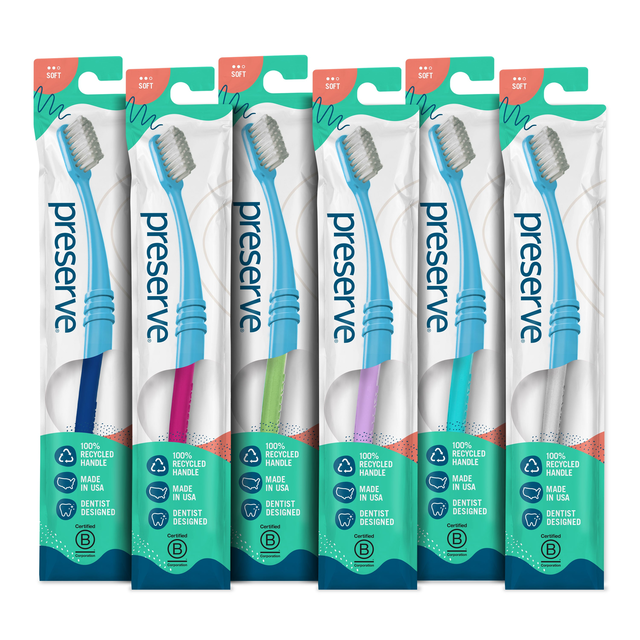 Toothbrush in Lightweight Pouch | 6-pack