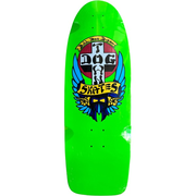 Dogtown Skateboards Bull Dog 70's Classic Lime Dip Skateboard Deck - 10 x 30