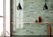 Hanoi Celadon Green 2.5x8 Glossy Ceramic Tile