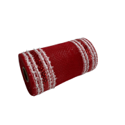 Red/White Deco Mesh - ( 6 Inch x 10 Yards )