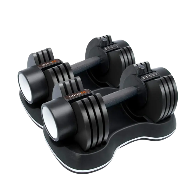 Ativafit Spark 27.5 Lb Adjustable Dumbbell Set