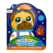 Playful Pages Activity Book - Games Coloring Stickers - Pets in Space