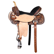 Flex Tree Western Horse Saddle American Leather Barrel Trail Hilason