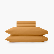 Organic Percale Sheet Set - Ochre