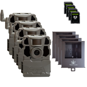 Buy 4 & Save! TACTACAM REVEAL X GEN 2.0 with Steel Security Cases and SD Cards