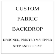 Custom Fabric Backdrop for Birthday&Baby Shower&Wedding& Any Event Decorations