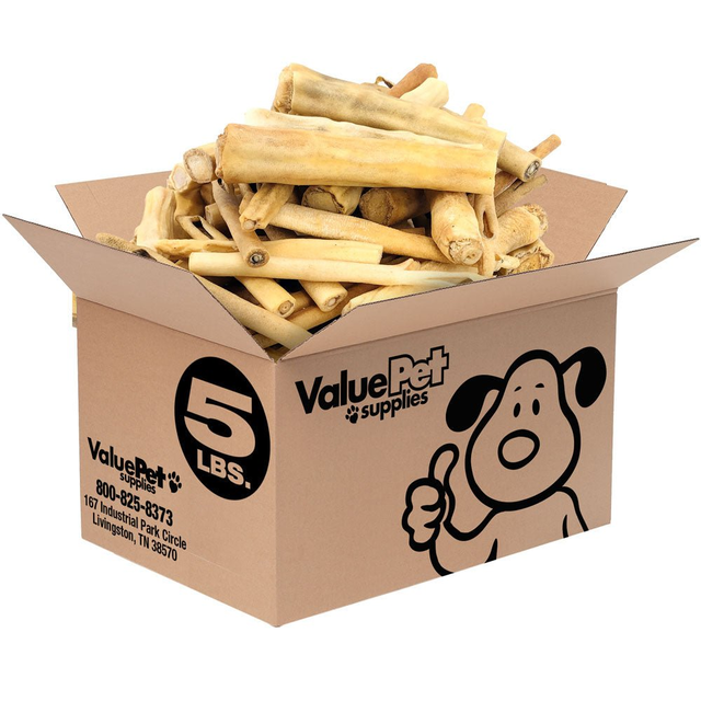 ValueBull Cow Tails, Varied Shapes, 5 Pounds Bulk Pack