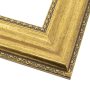 Custom Wide Gold Beaded Lip Picture Frame | Custom Sizes Available | pictureframes.com