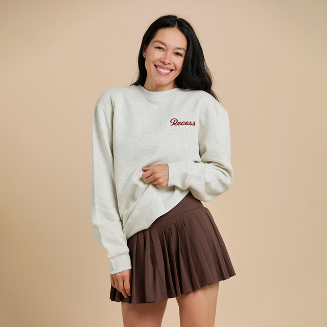 Oversized Crewneck - Recess Script