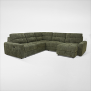 Grayson 5-Piece Power Extendable Sectional with Chaise