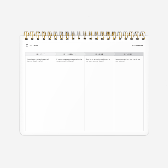 Self-Coacher Desk Tool