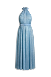TINSEL DRAPE NECK GOWN - CIEL