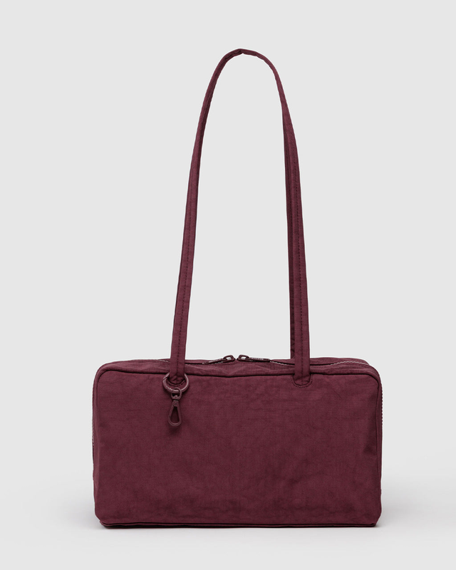 Nylon Bowler Bag - Mahogany