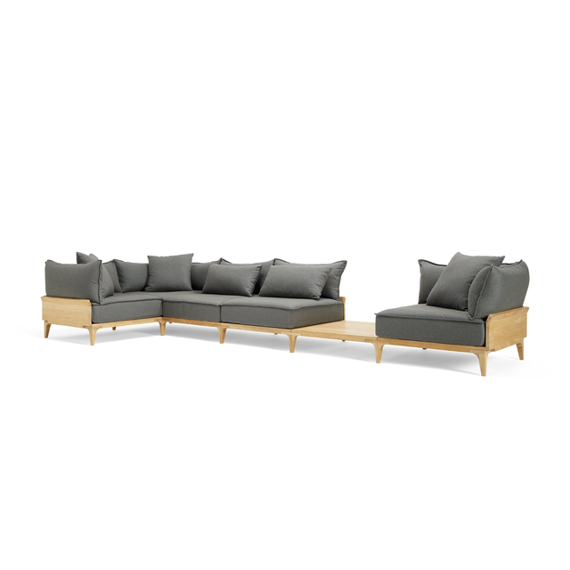 Bluff Sectional with In-line Table