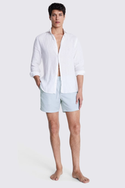 Sky Stripe Print Swim Shorts