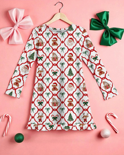 Santa's Whimsy Village | Modal Ruffle Gown